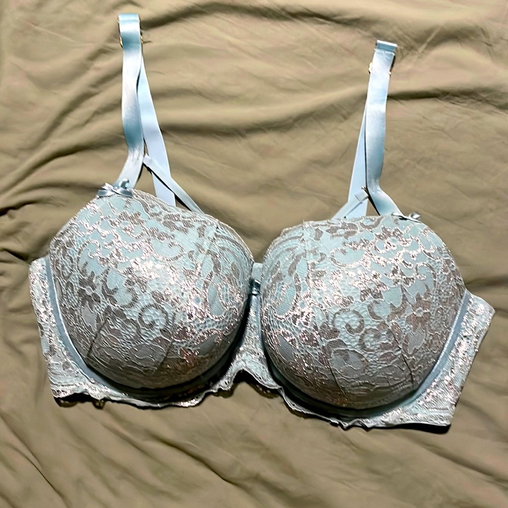 Strappy Lace Push Up Bra